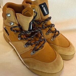 adidas Terrex Men's Tan Suede Hiking Boots